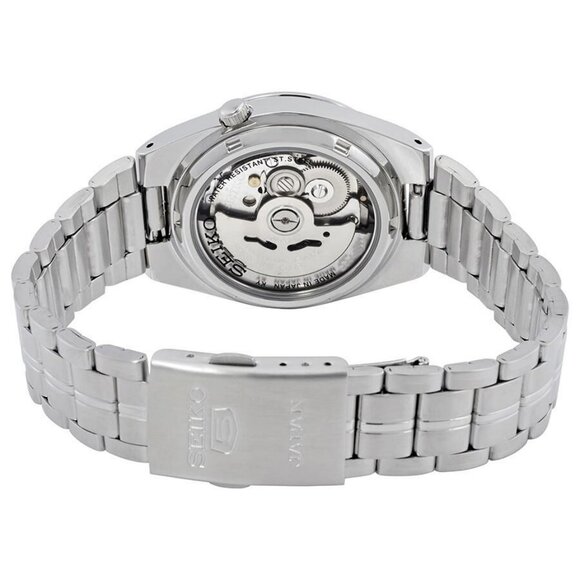 NWT Authentic Seiko Series 5 Automatic Date-Day Black Dial Men's Watch - Picture 3 of 3